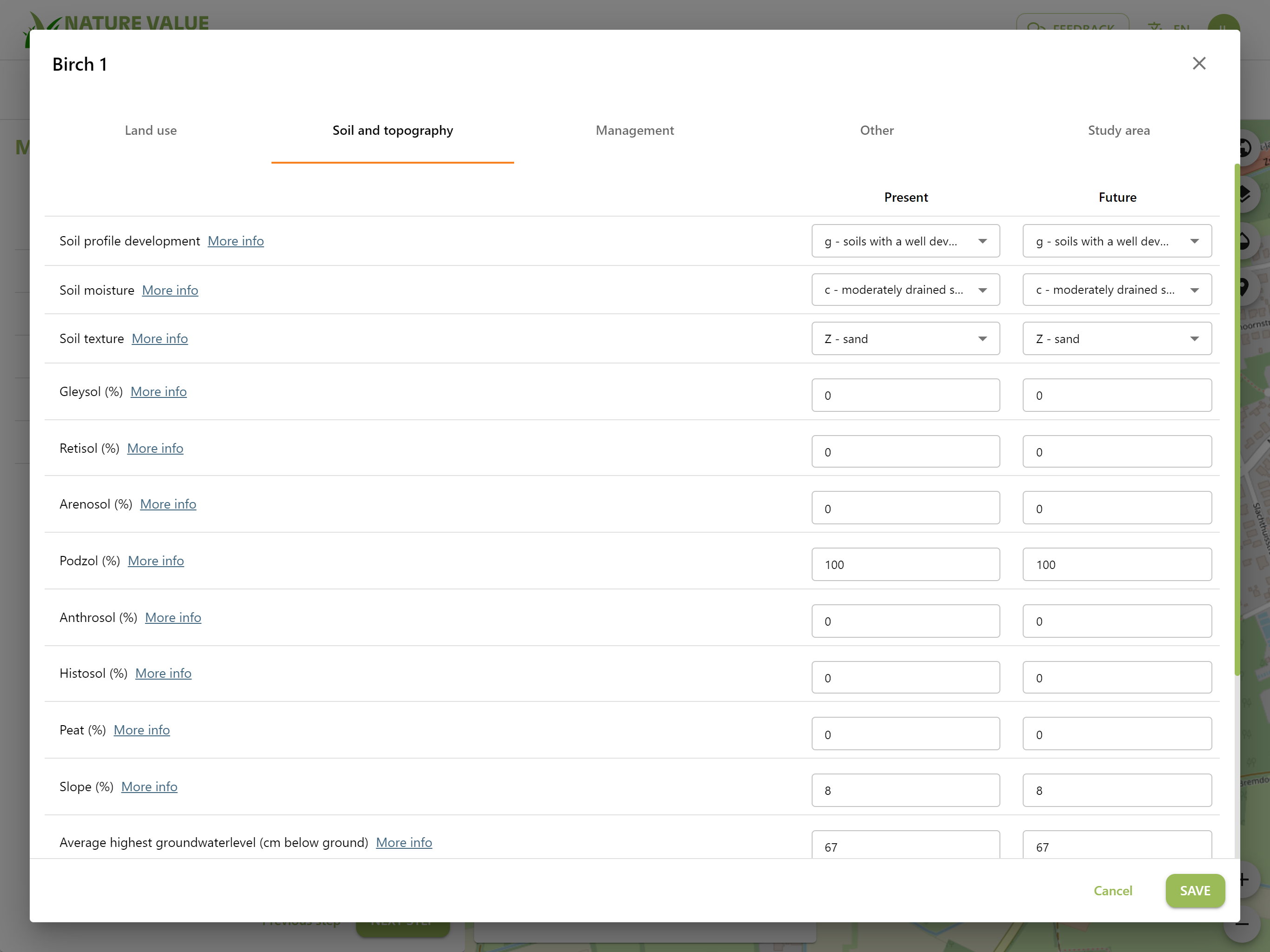 Input data