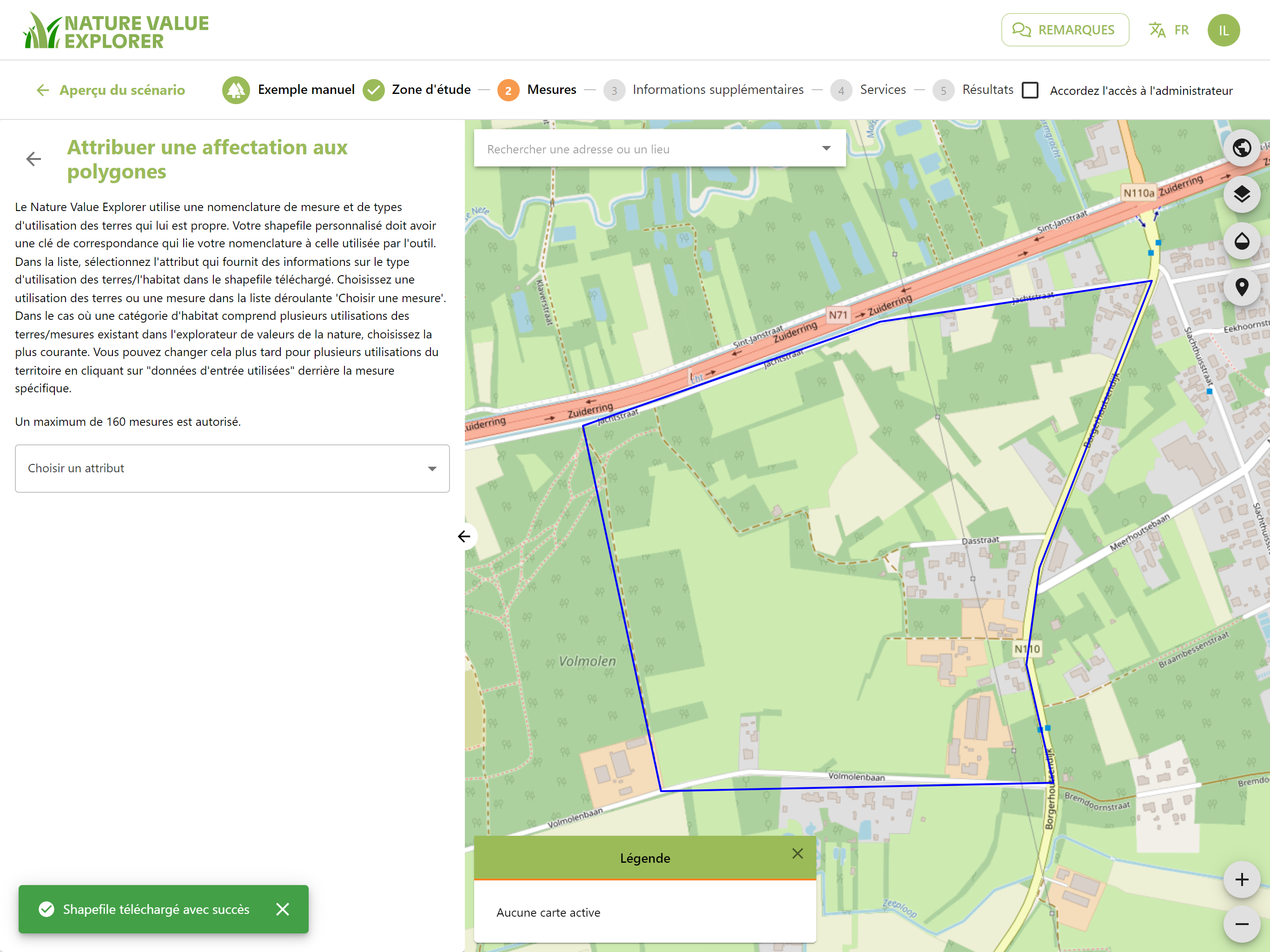 Upload shapefile